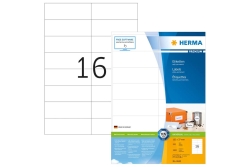 HERMA Etiketten Premium A4 weiß 105x37 mm Papier...