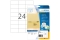 HERMA Etiketten transp. matt A4 70x37 mm Folie 600 St.