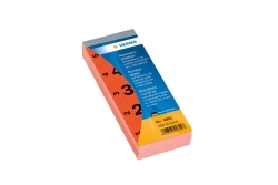 HERMA Nummernblock selbstklebend 1-500 rot 28x56 mm