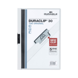 Klemm-Mappe DURACLIP® 30 - A4,weiß