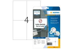 HERMA Etiketten A4 weiß 105x148 mm ablösbar...
