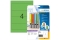 HERMA Ordneretiketten A4 grün 192x61 mm Papier opak 80 St.