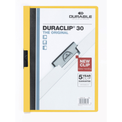 Klemm-Mappe DURACLIP® 30 - A4, gelb