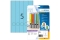 HERMA Ordneretiketten A4 blau 38x297 mm Papier opak 100 St.