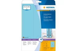 HERMA Ordneretiketten A4 blau 61x297 mm Papier opak 60 St.