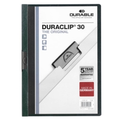 Klemm-Mappe DURACLIP® 30 - A4, petrol/dunkelgrün