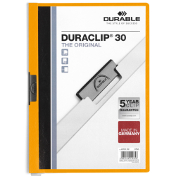 Klemm-Mappe DURACLIP® 30 - A4,orange
