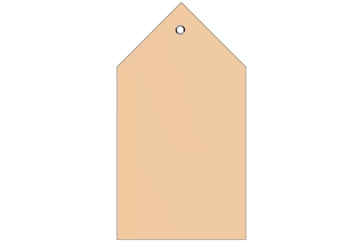 HERMA Anhängez. 80x150 mm m. Kunststofföse Faltecken 250 St.