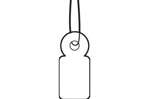 HERMA Hängeetiketten 10x22 mm mit Faden weiß 1000 St.