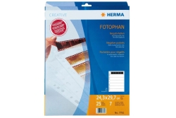 HERMA Negativhüllen transparent für 7 x 5...