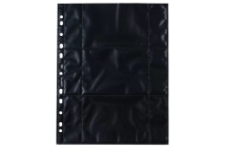 HERMA Fotosichthüllen 90 x 130 mm quer schwarz 10 Hüllen