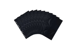 HERMA Fotosichthüllen 100 x 150 mm hoch schwarz 10 Hüllen
