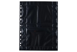 HERMA Fotosichthüllen 100 x 150 mm quer schwarz 10 Hüllen