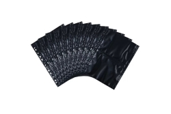HERMA Fotosichthüllen 130 x 180 mm quer schwarz 10 Hüllen