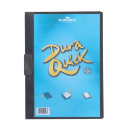 Klemm-Mappe DURAQUICK® - Weich-/Hartfolie, 20 Blatt,...