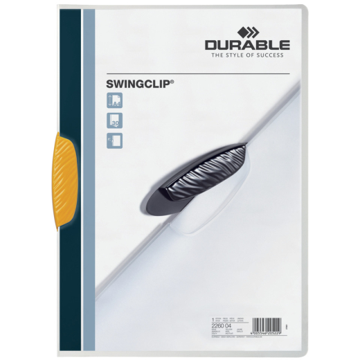Klemm-Mappe SWINGCLIP® - 30 Blatt, gelb