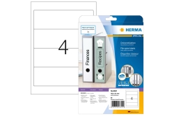 HERMA Ordneretiketten A4 weiß 192x61 mm Papier opak...