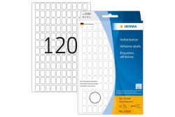 HERMA Vielzwecketiketten weiß 8x12 mm ablösbar...