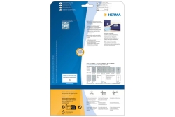 HERMA Etiketten A4 silber 99,1x67,7 mm Folie glänz....