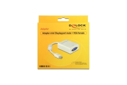 DELOCK Displayport Adapter mini DP -> D-Sub15 St/Bu w