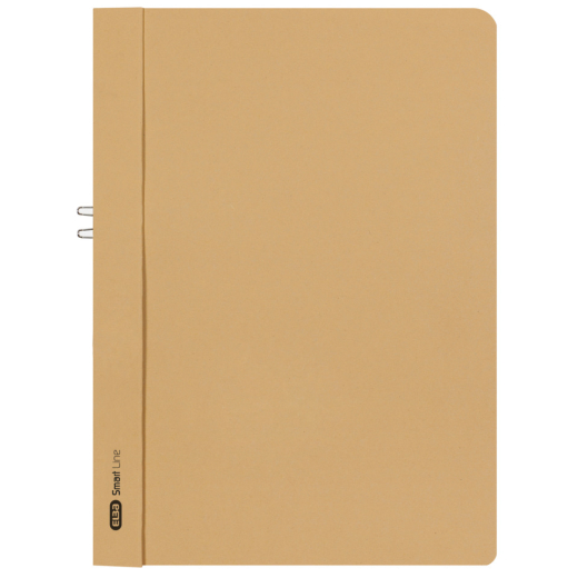 Klemmhandmappe ohne Deckel - A4, 10 Blatt, Manilakarton (RC), chamois