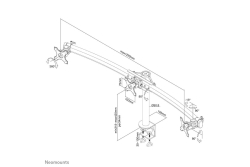 Neomounts TIS 10-27 3TFT 3Gelenke schw. Max.24