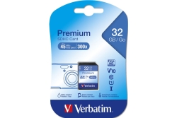 SD Card 32GB Verbatim SDHC Premium Class 10 retail
