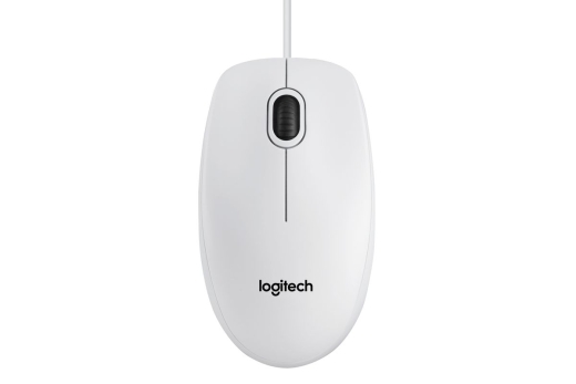 Logitech USB Mouse B100 white