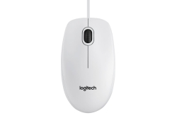 Logitech USB Mouse B100 white