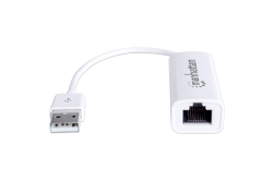 MANHATTAN USB Adapter USB 2.0 -> RJ45 Fast Ethernet weiß