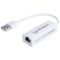 MANHATTAN USB Adapter USB 2.0 -> RJ45 Fast Ethernet weiß