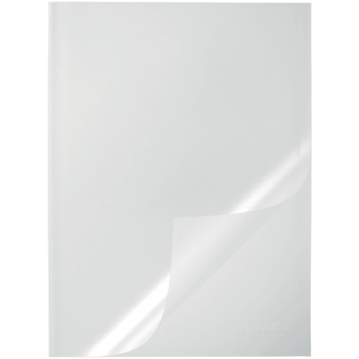 Klemmschienenhülle - transparent, 1 - 100 Blatt, Hartfolie, transparent, 50 Stück