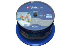 BD-R Verbatim Datalife SL 6x 25GB IJP 50 Pack Spindel