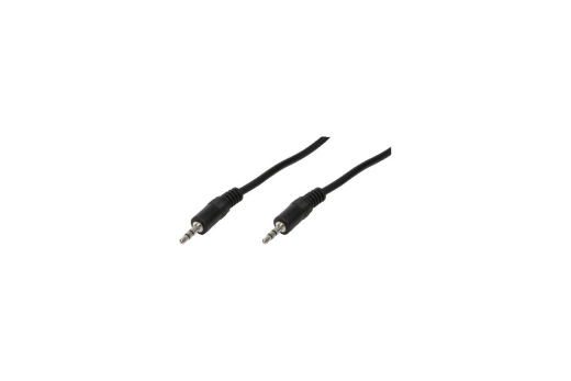 Logilink Audiokabel 1x 3,5mm -> 1x 3,5mm St/St 10.00m bk
