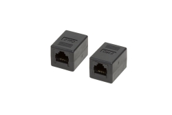 Logilink Patchkabelverbinder 1:1 2x RJ45 Cat.6 UTP, schwarz
