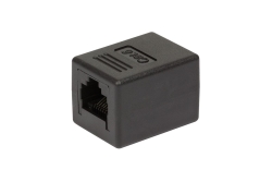 Logilink Patchkabelverbinder 1:1 2x RJ45 Cat.6 UTP, schwarz