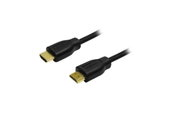 Logilink HDMI-Kabel Ethernet A -> A St/St 5.00m sw