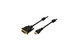 Logilink HDMI-DVI-Kabel HDMI -> DVI-D ST/ST 2,00 m bk