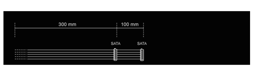 be quiet! Power Cable 2x S-ATA 400mm CS-3420