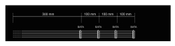 be quiet! Power Cable 4x S-ATA 600mm CS-3640