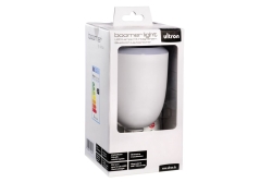 Aktivbox ultron boomer light weiss bluetooth m. LED LampeE27