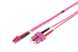 DIGITUS LWL Patchkabel LC -> SC 5.00m Multimode Duplex...