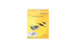 DELOCK USB Kabel A -> 2x D-Sub9 St/St 1.40m