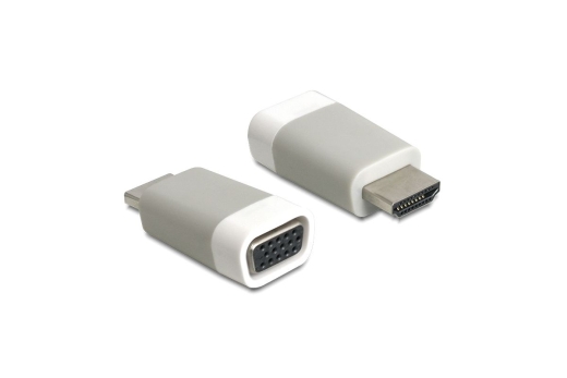 DELOCK HDMI Adapter A -> D-Sub15 St/Bu screwless