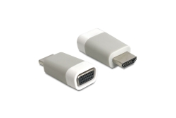 DELOCK HDMI Adapter A -> D-Sub15 St/Bu screwless
