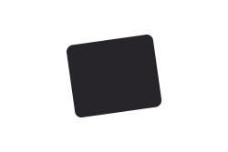 Fellowes Mauspad Standard 22,40x18,60cm schwarz