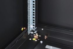 DIGITUS Netzwerkschrank Unique 22HE 1164x600x600mm schwarz (Speditionsversand)