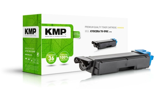 KMP Toner Kyocera TK-590C/TK590C cyan 5000 S. K-T53 remanufactured