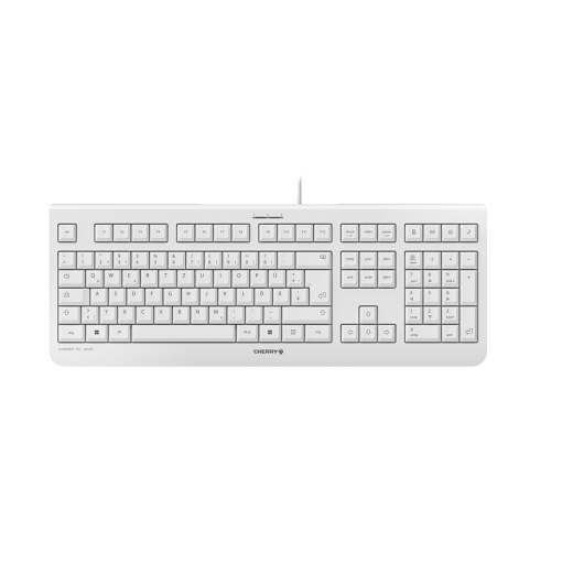 CHERRY KC1000 Tastatur Wired DE 1.80m weiß/grau