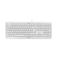 CHERRY KC1000 Tastatur Wired DE 1.80m weiß/grau